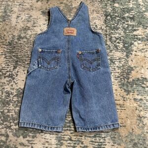 vintage Levi's baby denim overalls 6/9 Months